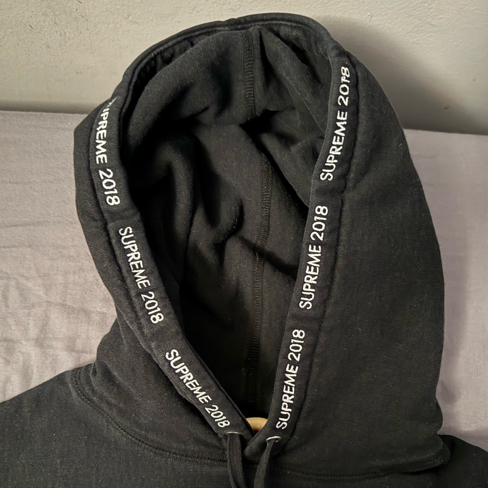Supreme Black Hoodie “Supreme 2018”